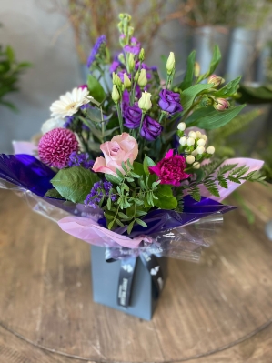 Violet Flower Box